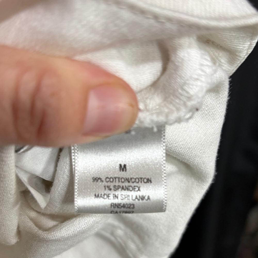 Old Navy Women's White Jean Jacket - Picture 8 of 10